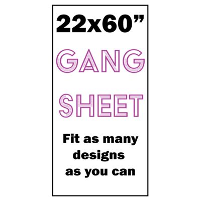 Full Color DTF Gang Sheet 22x60" Thumbnail