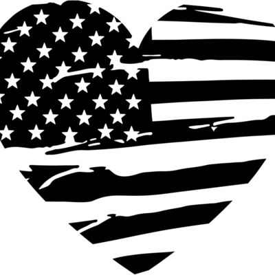 Heart US Flag Thumbnail